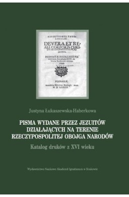 Pisma wydane przez jezuitów działających na...