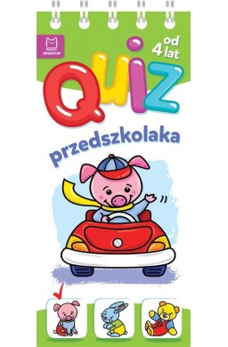 Quiz przedszkolaka ze świnką od 4 lat