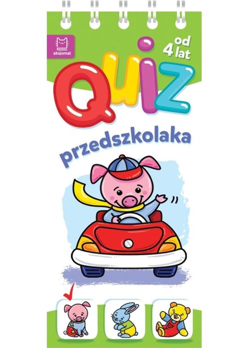 Quiz przedszkolaka ze świnką od 4 lat