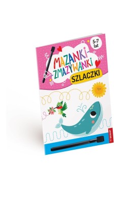 Mazanki-zmazywanki. Kolorowe szlaczki. Ćwiczenia