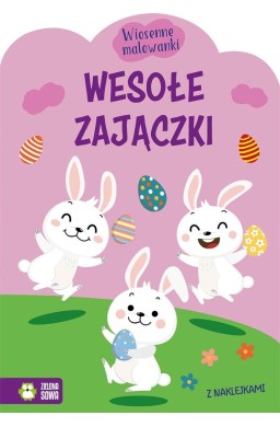 Wiosenne malowanki. Wesołe zajączki