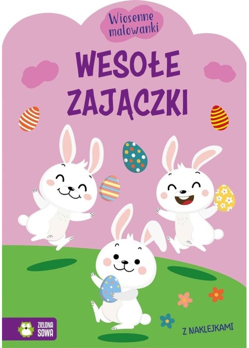 Wiosenne malowanki. Wesołe zajączki