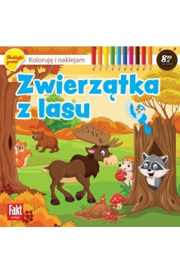 Zwierzątka z lasu Koloruję i naklejam