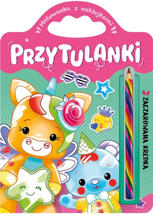 Malowanka z naklejkami Przytulanki Malowanka z naklejkami Przytulanki