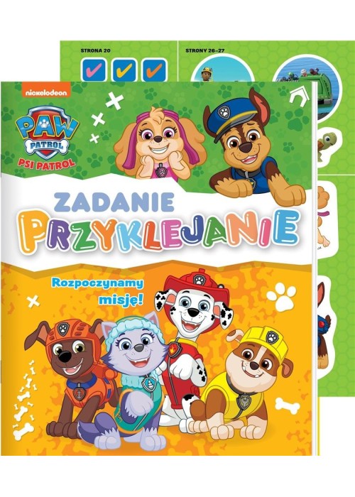 Psi Patrol. Zadanie Przyklejanie cz.6