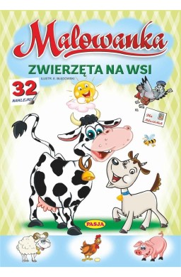 Malowanka - Zwierzęta na wsi