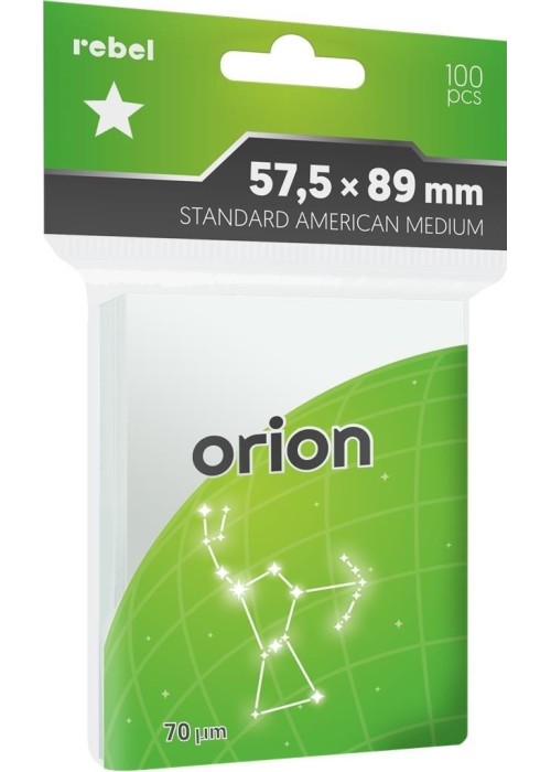 Koszulki na karty 57,5x89mm Orion 100szt REBEL