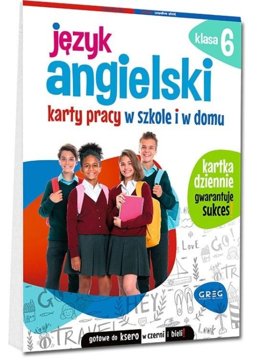 Język angielski Karty pracy w szkole i w domu SP 6