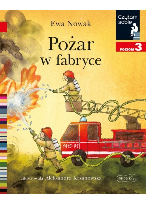 Pożar w fabryce. Czytam sobie. Poziom 3