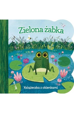 Książeczka z okienkami. Zielona żabka