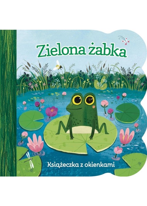 Książeczka z okienkami. Zielona żabka