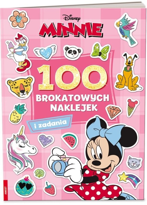 Minnie. 100 brokatowych naklejek