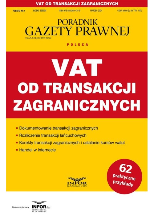 VAT od transakcji zagranicznych, Podatki 4/2024
