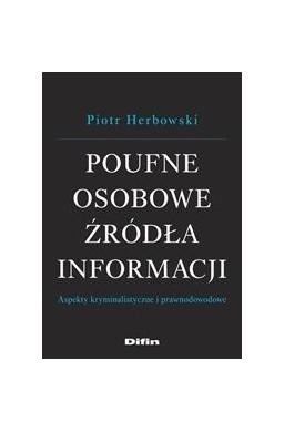 Poufne osobowe źródła informacji