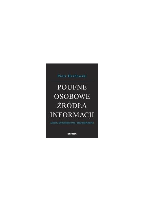 Poufne osobowe źródła informacji