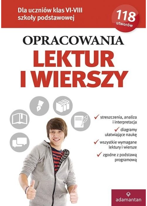 Opracowania lektur i wierszy dla klas 6-8 SP