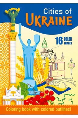 Kolorowanka A4 16 obrazków Miasta Ukrainy