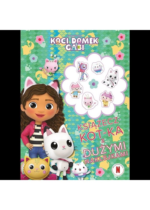 Koci Domek Gabi. Książecz-kot-ka z naklejkami