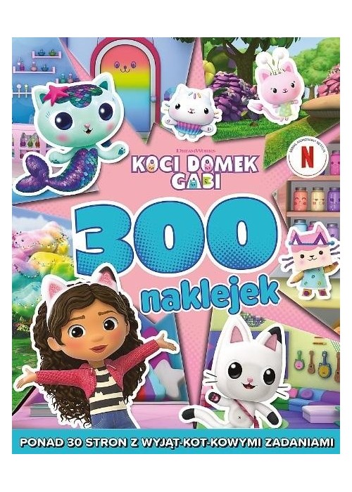 Koci Domek Gabi. 300 naklejek