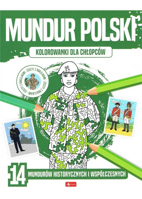 Kolorowanki dla chłopców. Mundur polski