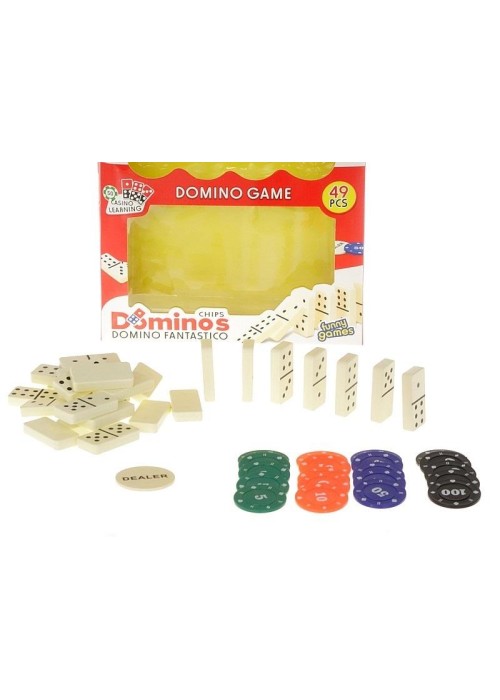 Domino z żetonami 49el