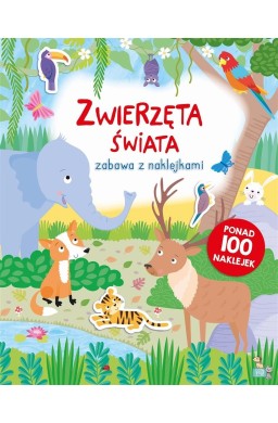 Zabawa z naklejkami. Zwierzęta świata