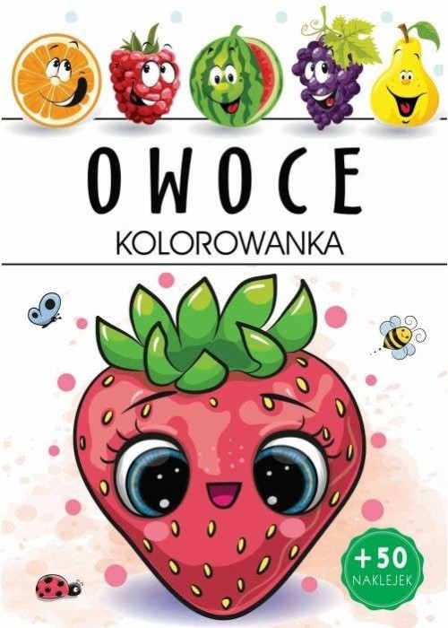 Kolorowanka. Owoce