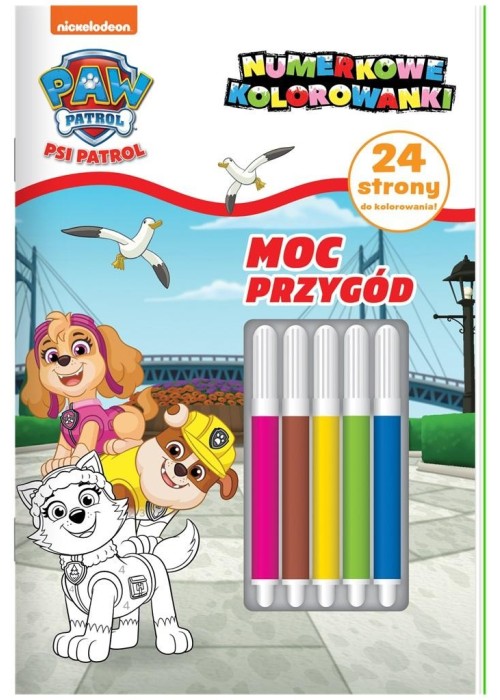 Psi Patrol. Numerkowe kolorowanki cz.8 Moc przygód Psi Patrol. Numerkowe kolorowanki cz.8 Moc przygód