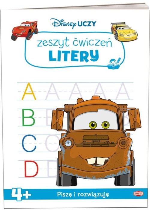 Disney Uczy. Zeszyt ćwiczeń. Litery