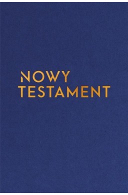 Nowy Testament z paginatorami A5 w.złota