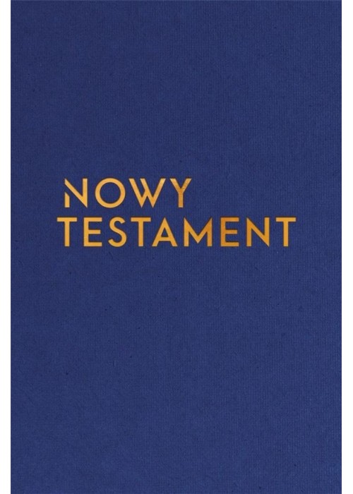 Nowy Testament z paginatorami A5 w.złota