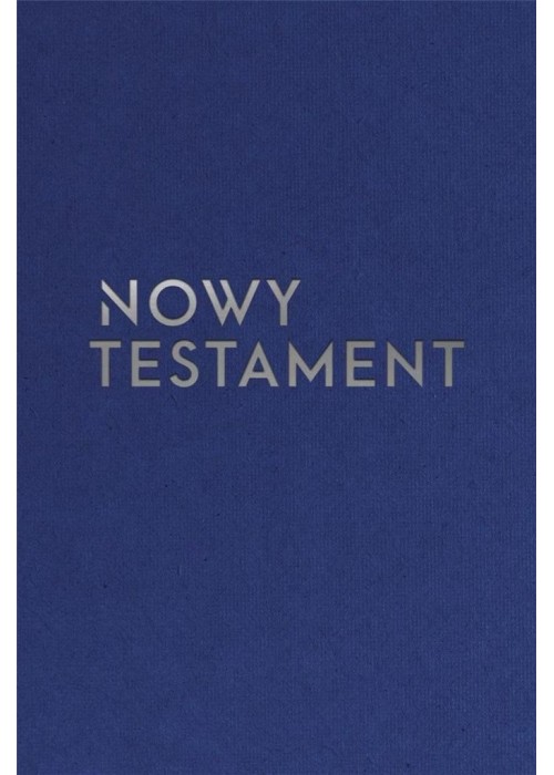 Nowy Testament z paginatorami A5 w.srebrna