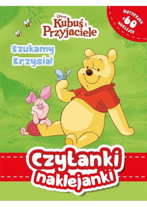 Czytanki naklejanki. Szukamy Krzysia. Disney