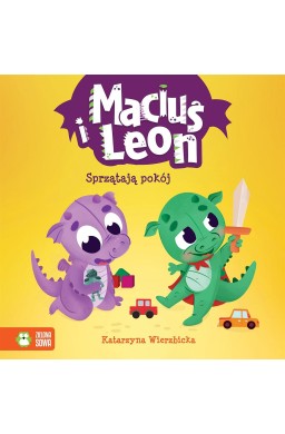 Maciuś i Leon sprzątają pokój