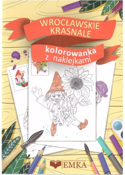 Wrocławskie krasnale - kolorowanka