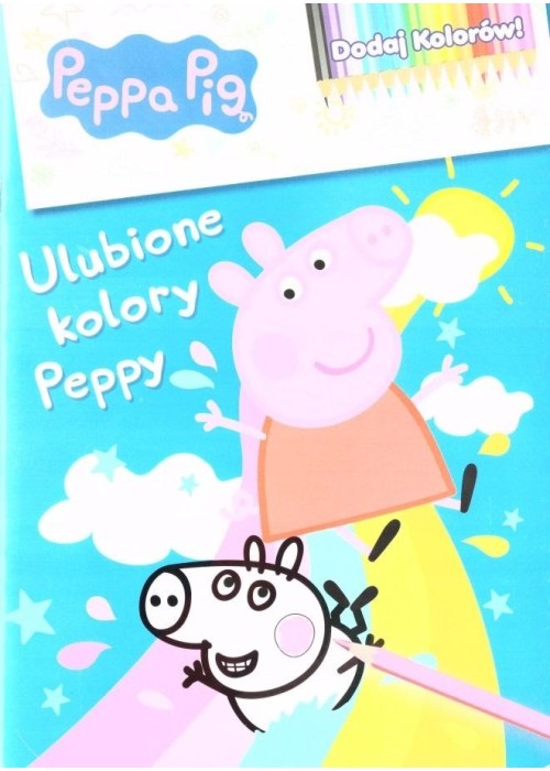 Dodaj kolorów Świnka Peppa. Ulubione kolory Peppy