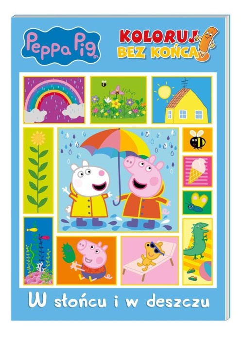 Peppa Pig. Koloruj bez końca cz.3 W słońcu i w...