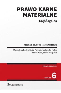 Prawo karne materialne. Część ogólna w.6