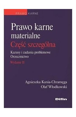 Prawo karne materialne. Część szczególna w.2