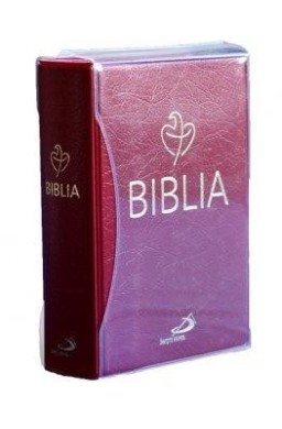 Biblia Tabor - bordowa PCV