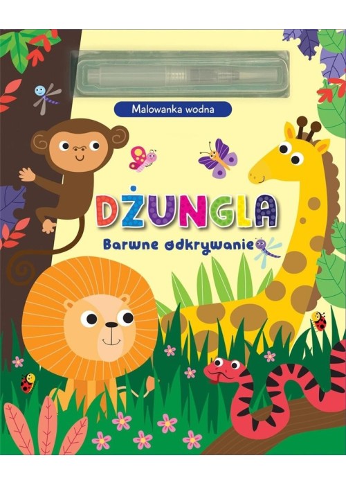 Barwne odkrywanie. Dżungla. Malowanka wodna
