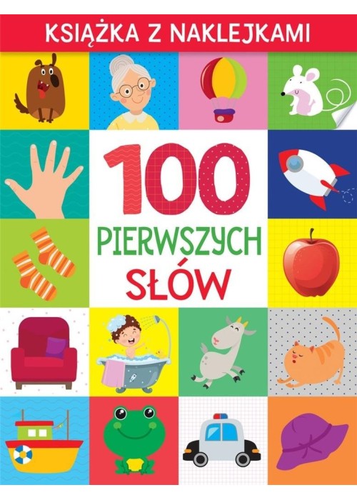 100 pierwszych słów. Książka z naklejkami