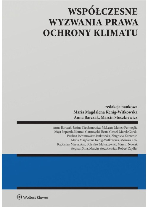 Współczesne wyzwania prawa ochrony klimatu