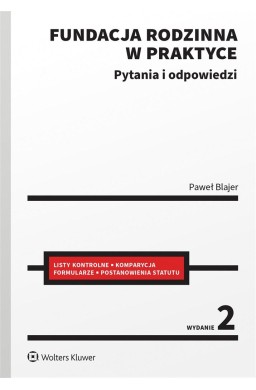 Fundacja rodzinna w praktyce w.2