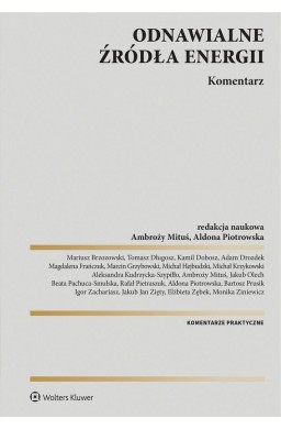 Odnawialne źródła energii. Komentarz