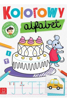 Kolorowy alfabet. Edukacyjna książeczka