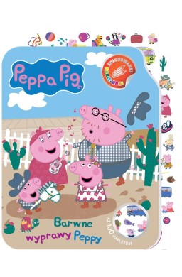 Peppa Pig. Kolorowanki naklejanki cz.2