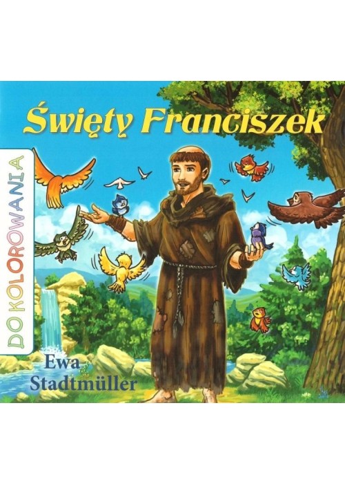 Święty Franciszek kolorowanka