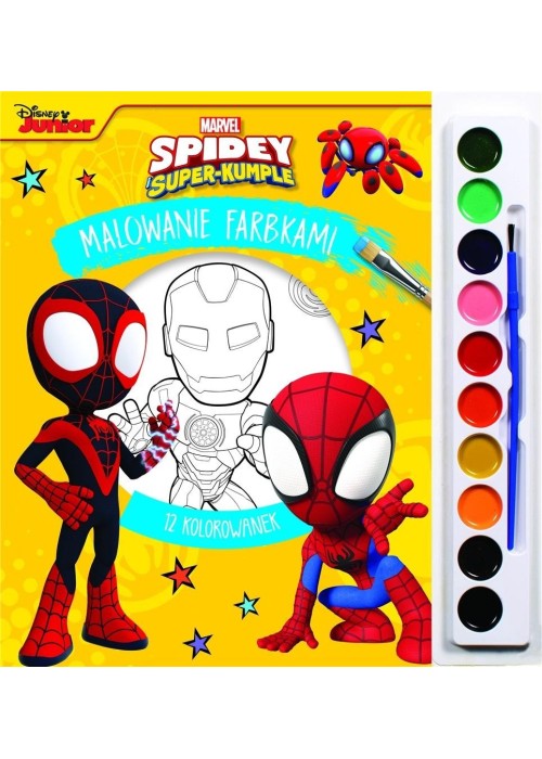 Malowanie farbkami. Marvel Spidey i Super-kumple