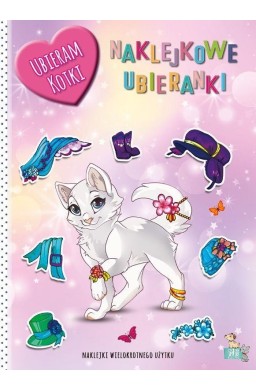 Naklejkowe ubieranki. Kotki